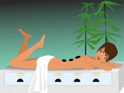 Wasserbett Massage Oase