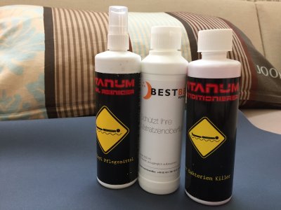 Wasserbett Pflegemittel Set